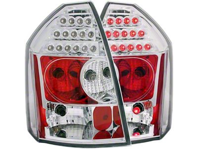 Anzo USA 2005-2007 Chrysler 300C LED Taillights Chrome - 321010