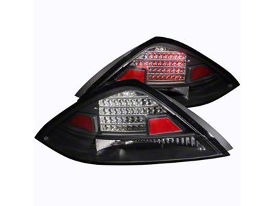 Anzo USA 2003-2005 Honda Accord LED Taillights Black - 321029