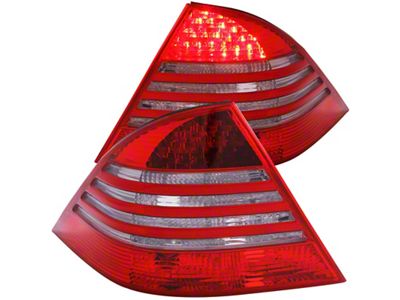 Anzo USA 2000-2005 Mercedes Benz S Class W220 LED Taillights Red/Smoke - 321122