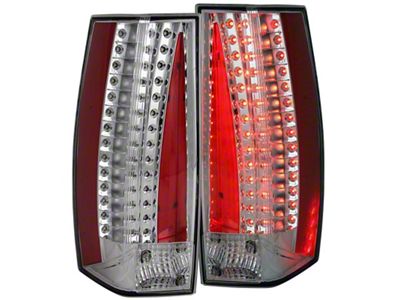 Anzo USA 2007-2011 Cadillac Escalade LED Taillights Chrome - 321287