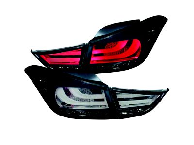 Anzo USA 2011-2013 Hyundai Elantra LED Taillights Smoke 4pc - 321297
