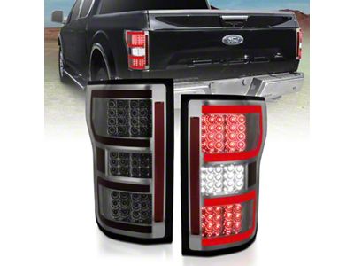 Anzo USA 18-19 Ford F-150 LED Taillights Smoke - 321339