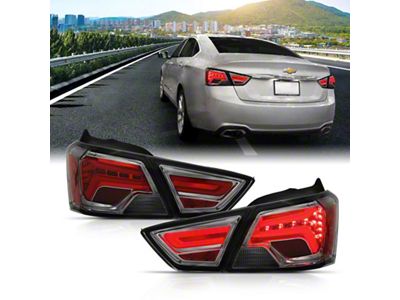 Anzo USA 14-18 Chevrolet Impala LED Taillights Smoke - 321345