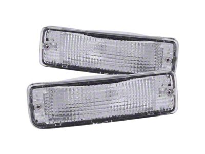 Anzo USA 1989-1995 Toyota Pickup Euro Parking Lights Chrome w/ Amber - 511019