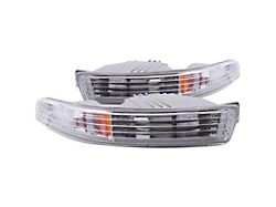 Anzo USA 1994-1997 Acura Integra Euro Parking Lights Chrome w/ Amber - 511020