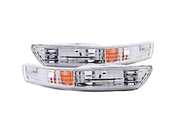 Anzo USA 1998-2001 Acura Integra Euro Parking Lights Chrome w/ Amber - 511021