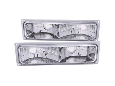 Anzo USA 1988-1998 Chevrolet C1500 Euro Parking Lights Chrome - 511032