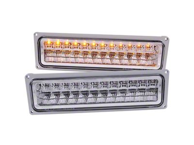 Anzo USA 1988-1998 Chevrolet C1500 LED Parking Lights Chrome - 511048