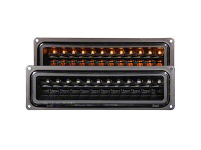 Anzo USA 1988-1998 Chevrolet C1500 LED Parking Lights Black - 511050