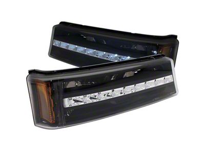 Anzo USA 2003-2006 Chevrolet Silverado 1500 LED Parking Lights Black w/ - 511067
