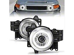 Projector Headlights w/ Halo Chrome (07-13 Toyota FJ Cruiser)