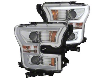 Anzo USA 2015-2016 Ford F-150 Projector Headlights w/ Plank Style Design - 111348
