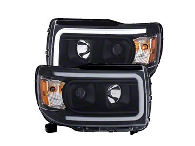 Anzo USA 2015+ GMC Canyon Projector Headlights w/ Plank Style Design - 111381