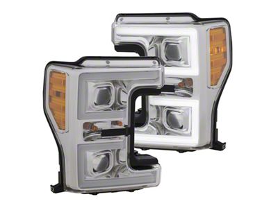 Anzo USA LED Headlights 17-18 Ford F-250 Super Duty Plank-Style L.E.D. - 111389