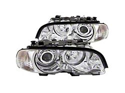 Anzo USA Projector Headlights w/ Halo (2000-2003 BMW 3 Series E46)