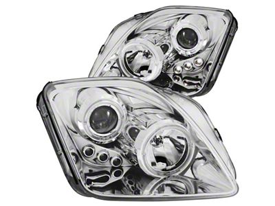 Anzo USA 1997-2001 Honda Prelude Projector Headlights w/ Halo Chrome - 121342