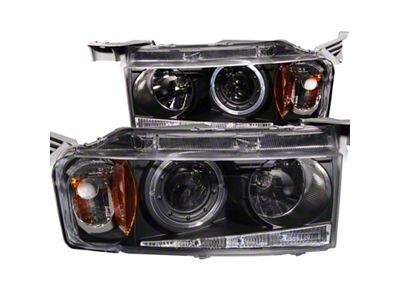 Anzo USA 2004-2007 Scion Xb Projector Headlights w/ Halo Black G2 - 121347