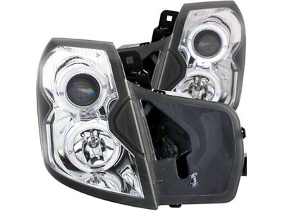 Anzo USA 2003-2007 Cadillac Cts Projector Headlights w/ Halo Chrome - 121416