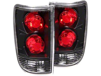 Anzo USA 1995-2005 Chevrolet Blazer Taillights Black - 211005