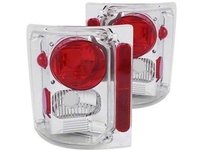 Anzo USA 1973-1987 Chevrolet C 10 Taillights Chrome - 211014