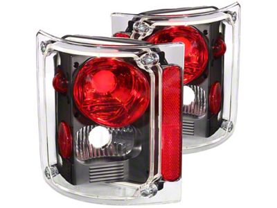 Anzo USA 1973-1987 Chevrolet C 10 Taillights Black - 211016