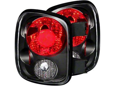 Anzo USA 1999-2004 Chevrolet Silverado Taillights Black - 211028