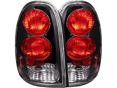 Anzo USA 1996-2000 Chrysler Voyager Taillights Black - 211039