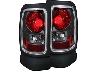 Anzo USA 1994-2001 Dodge Ram Taillights Black - 211048