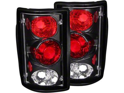 Anzo USA 2000-2005 Ford Excursion Taillights Black - 211051