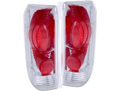 Anzo USA 1989-1996 Ford F-150 Taillights Chrome - 211061