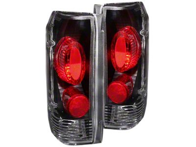Anzo USA 1989-1996 Ford F-150 Taillights Black - 211062