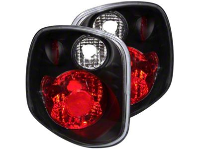 Anzo USA 1997-2000 Ford F-150 Taillights Black - 211069