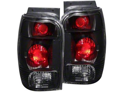 Anzo USA 1998-2001 Ford Explorer Taillights Black - 211084