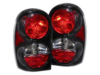 Anzo USA 2002-2007 Jeep Liberty Taillights Black - 211108