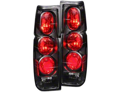Anzo USA 1986-1997 Nissan Hardbody Taillights Black - 211118