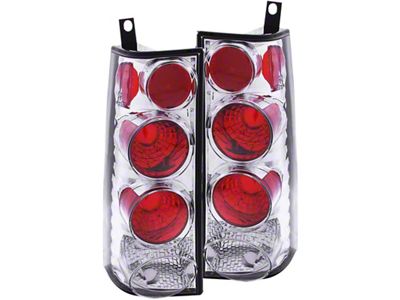 Anzo USA 1996-2002 Gmc Savana Taillights Chrome - 211147