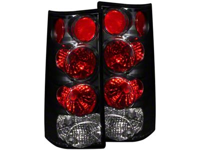 Anzo USA 1996-2002 Gmc Savana Taillights Black - 211148