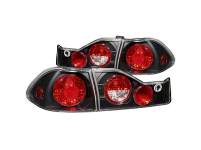 Anzo USA 1998-2000 Honda Accord Taillights Black - 221041