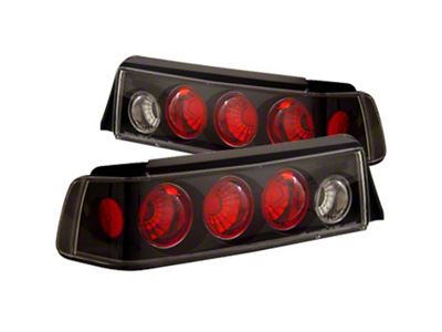 Anzo USA 1988-1991 Honda Civic Taillights Black - 221053