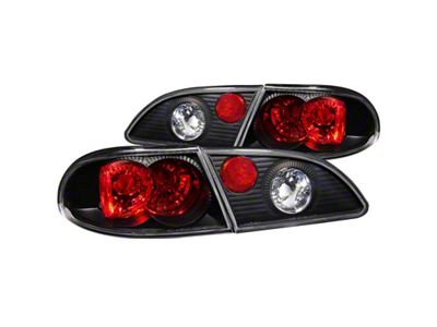 Anzo USA 1998-2002 Toyota Corolla Taillights Black - 221115