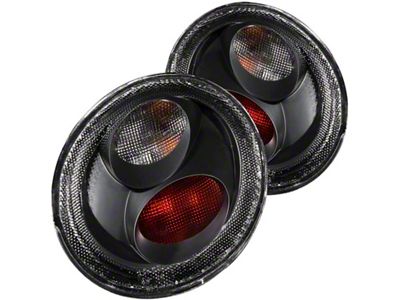 Anzo USA 1998-2005 Volkswagen Beetle Taillights Black - 221119