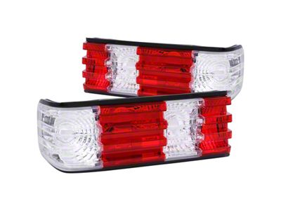 Anzo USA 1986-1991 Mercedes Benz S Class W126 Taillights Red/Clear - 221132