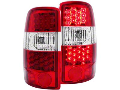 Anzo USA 2000-2006 Chevrolet Suburban LED Taillights Red/Clear - 311001