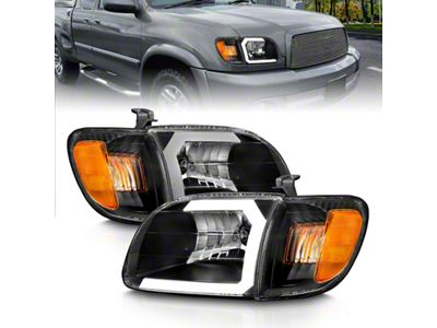 Anzo USA 00-04 Toyota Tundra Fits Reg/Acc Cab Only Crystal Headlights - 111579