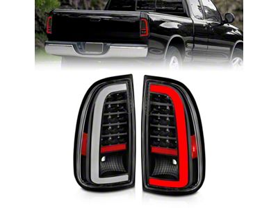 Anzo USA 00-06 Toyota Tundra LED Taillights w/ Light Bar Black - 311411
