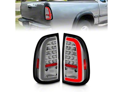 Anzo USA 00-06 Toyota Tundra LED Taillights w/ Light Bar Chrome - 311413