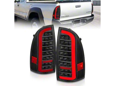 Anzo USA 05-15 Toyota Tacoma Full LED Tail Lights w/Light Bar - 311427
