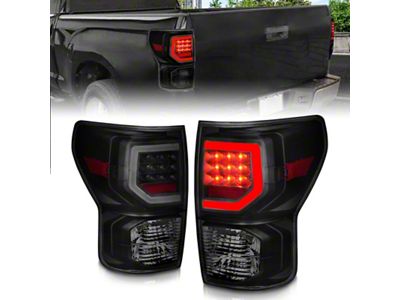 Anzo USA 07-11 Toyota Tundra Full LED Tailights Black Housing Smoke - 311387