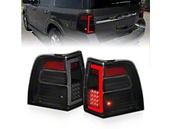 Anzo USA 07-17 Ford Expedition LED Taillights w/ Light Bar Black - 311409