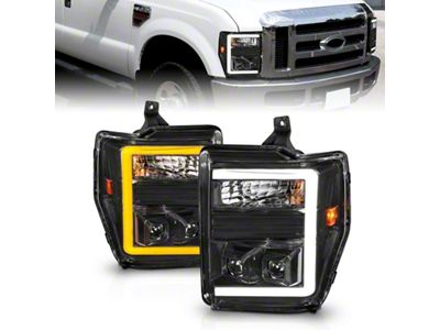 Anzo USA 08-10 Ford F-250 - F-550 Super Duty Projector Headlights - 111586